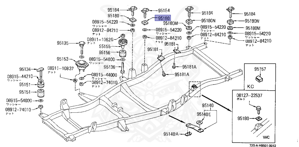 Nissan - Datsun - 720 - 1982 - DELUXE TYPE - CONVERTIBLE(CV) - 2 WHEEL DRIVE(2WD) - 4 SPEED T/M COLUMN SHIFT(R4) - SD22