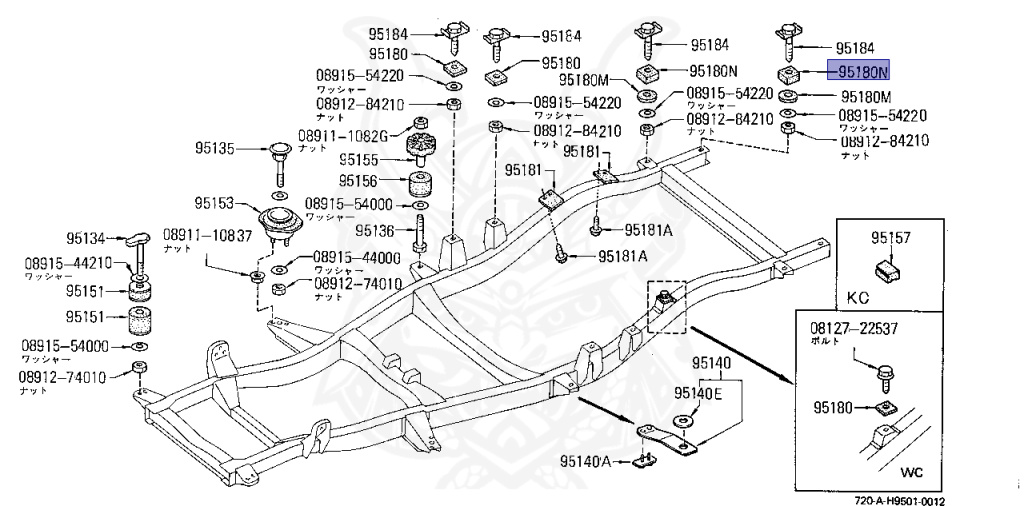 Nissan - Datsun - 720 - 1982 - DELUXE TYPE - CONVERTIBLE(CV) - 2 WHEEL DRIVE(2WD) - 4 SPEED T/M COLUMN SHIFT(R4) - SD22