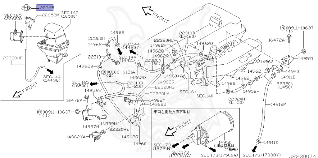 Nissan - X-Trail - T30 - 2000 - GT TYPE - WAGON(W) - 4 WHEEL DRIVE(4WD) - AUTOMATIC TRANSMISSION(AT) - SR20VET