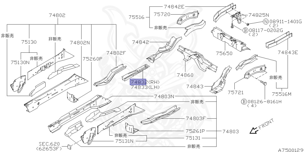 Nissan - Silvia - S14 - 1996 - KS - HARDTOP(K) - MANUAL TRANSMISSION(MT) - TWO WHEELS STEERING(2WS) - SR20DET