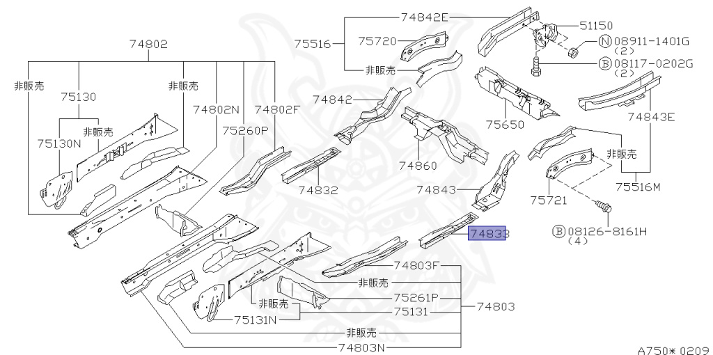 Nissan - Silvia - S15 - 1999 - SEDAN - HARDTOP(K) - MANUAL TRANS 5-SPEED(MT.F5) - TWO WHEELS STEERING(2WS) - SR20DE
