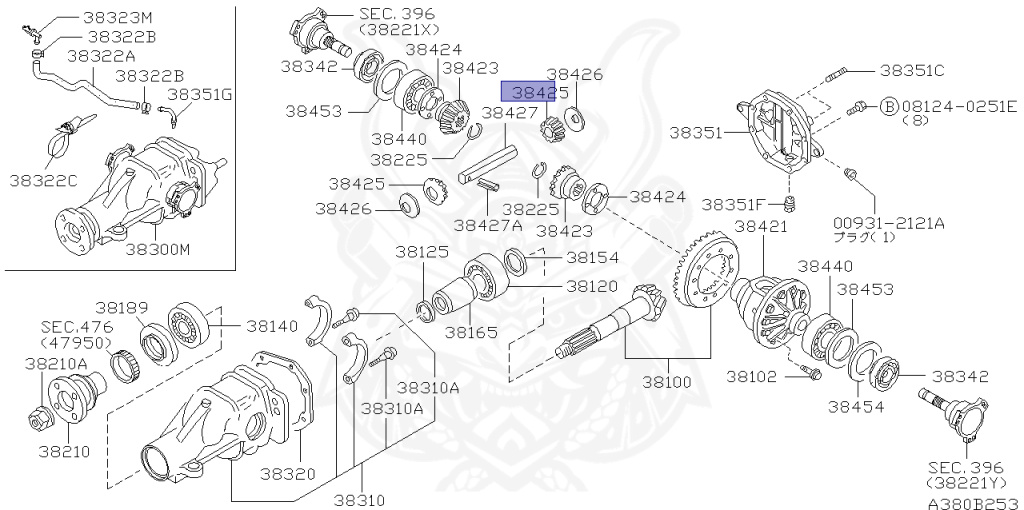 Nissan - Skyline - R34 25GT - ENR34 - 2000 - 25GT - 4 DOOR SEDAN(4S) - AUTOMATIC-FLOOR SHIFT(AT.F4) - High cast, 2-link (IRS.2WD) - RB25DE