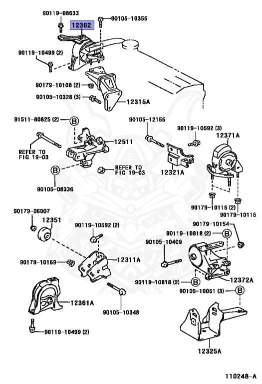 Toyota - Corolla - AE111N - 2001 - STANDARD TYPE - 4AFE