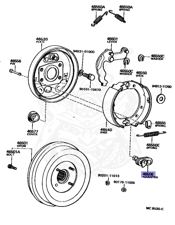 Toyota - Coaster - BB20 - 1983 - STANDARD TYPE - Manual - 3B