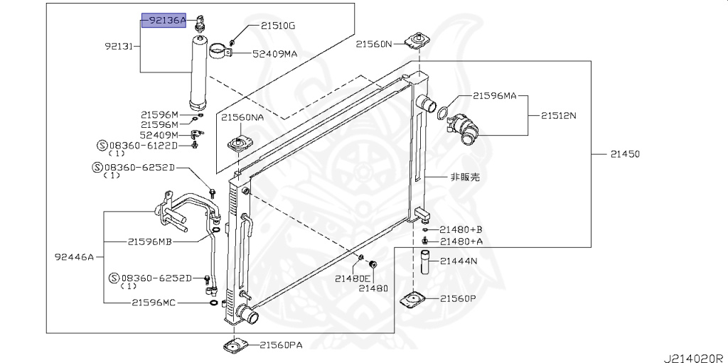 92136-6J010 - Nissan - Pressure Sensor Assembly - Nengun