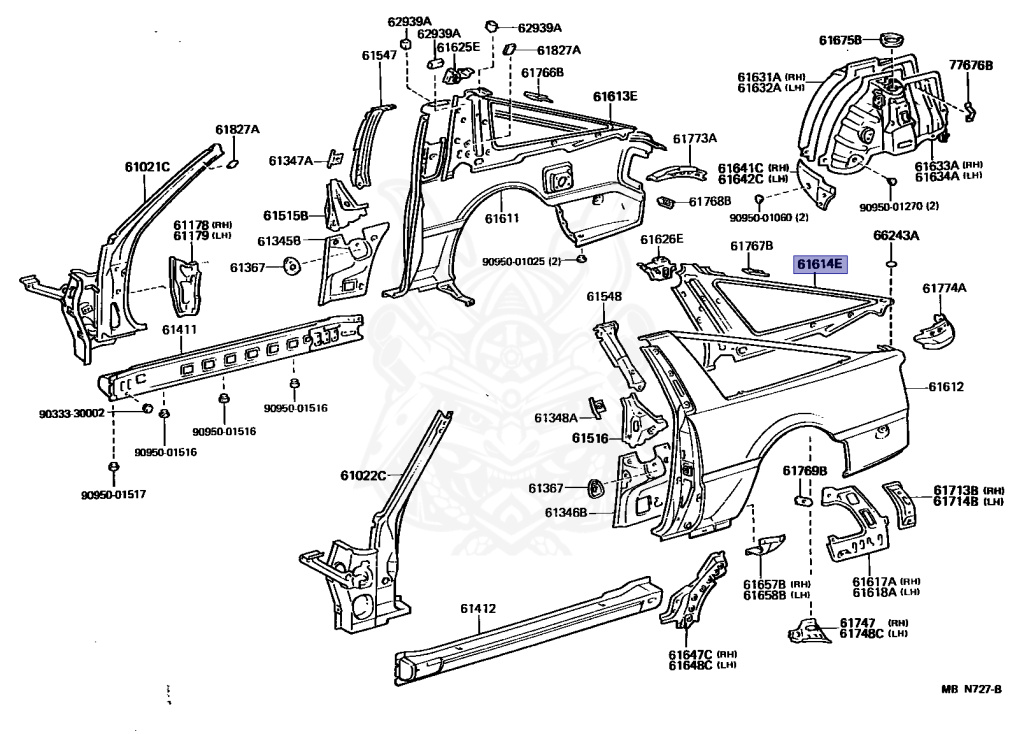 Toyota - Supra A70 MKIII - MA70 - 1989 - GT TURBO TYPE - LIFTBACK (AERO TOP) - Manual - 7MGTEU