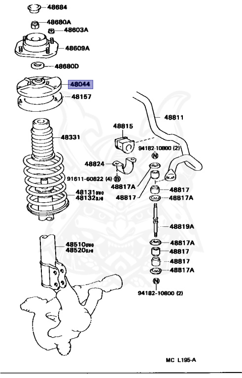 Toyota - Tercel - EL41 - 1990 - AVENUE TYPE - 3 DOOR - Manual - 4EFE