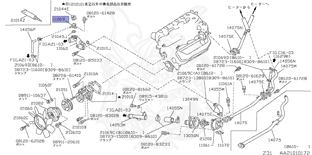Nissan - Fairlady Z - Z31 - 1985 - Z - MANUAL TRANSMISSION(MT) - Hyojiun Roof (Z#) - VG20T