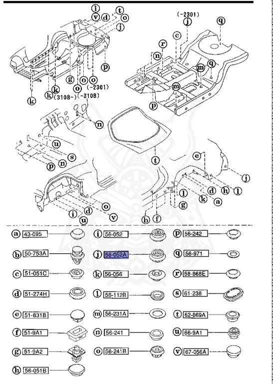 H260-56-052 - Mazda - Hole Plug - Nengun Performance