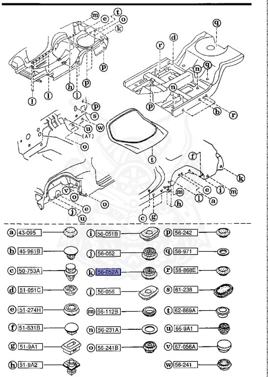 H260-56-052 - Mazda - Hole Plug - Nengun Performance
