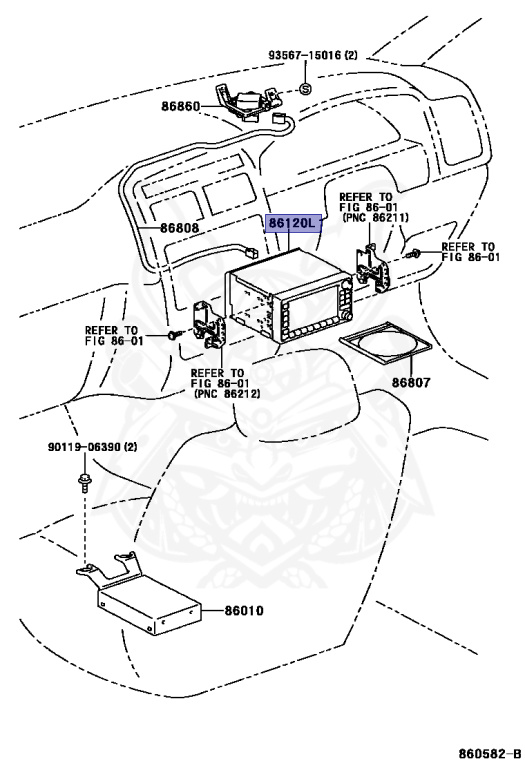 86120-2B581 - Toyota - Receiver Assy, Radio - Nengun Performance