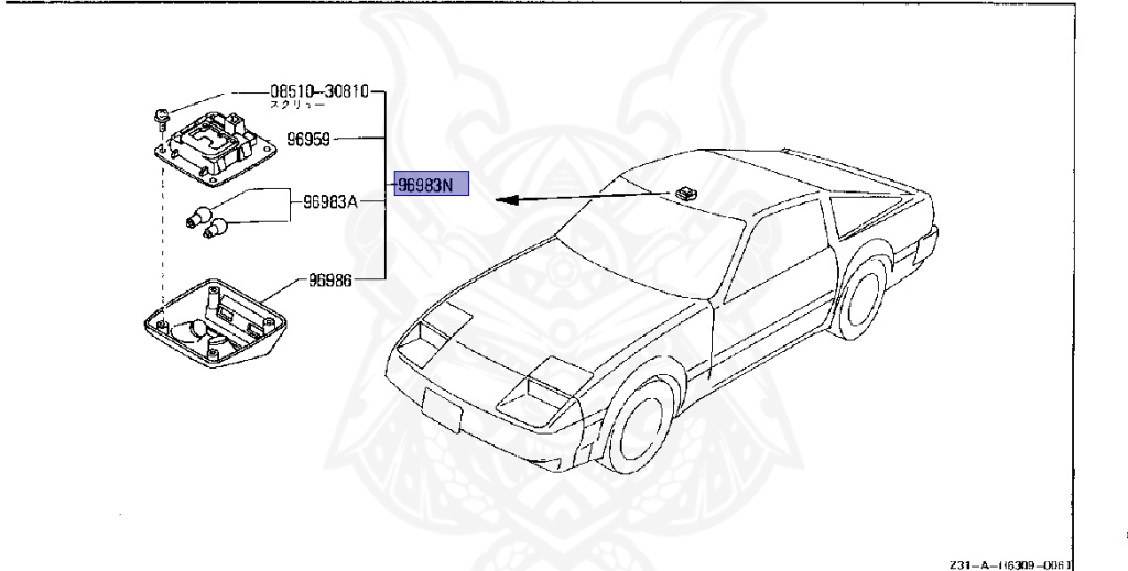 Nissan - Fairlady Z - Z31 - 1987 - ZX - AUTOMATIC TRANSMISSION(AT) - T-bar roof (KZ#) - VG30T