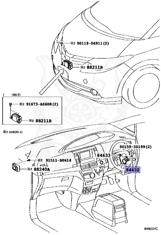 84632-34011 - Toyota - Switch, Cruise Control Main - Nengun