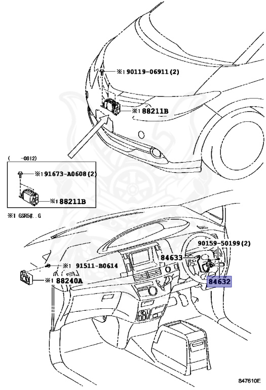 84632-34011 - Toyota - Switch, Cruise Control Main - Nengun