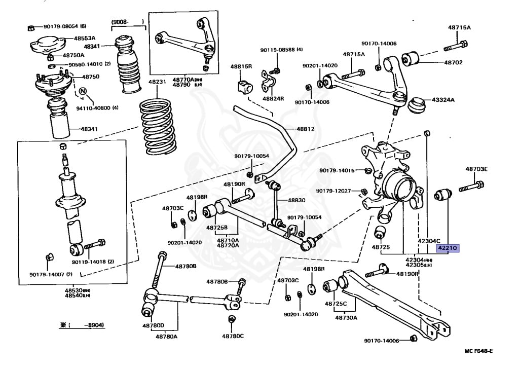 551303F000 Genuine Kia Pillow Ball Bush Assembly 551303F000 Genuine Kia Pillow Ball Bush Assembly