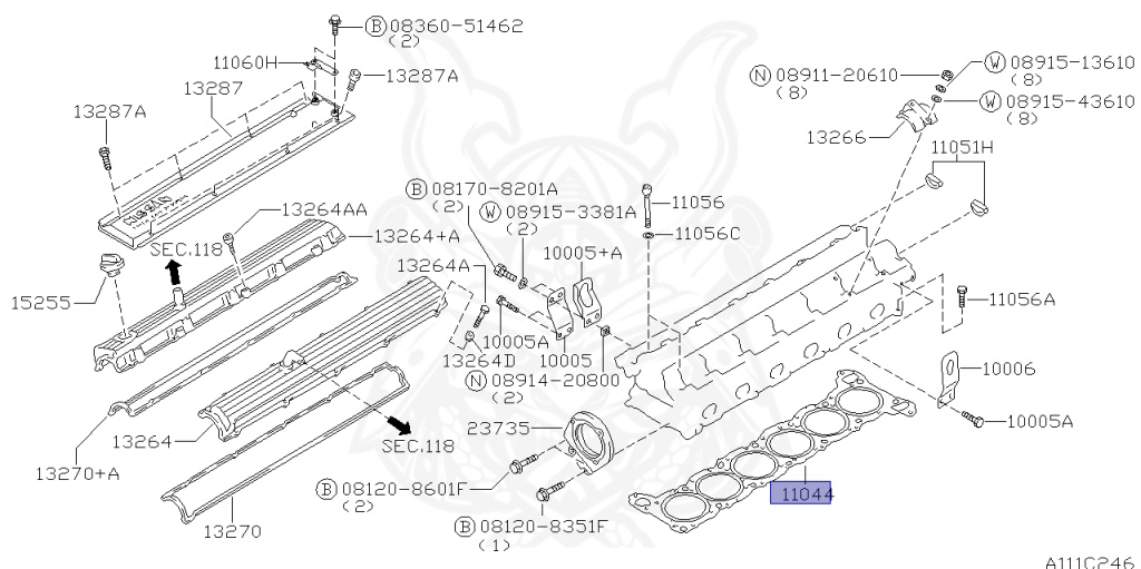 Nissan - Skyline - R33 GTS-t - ECR33 - 1997 - GTS25TM1 - 2 door hard top (2K) - 2 WHEEL DRIVE(2WD) - AUTOMATIC-FLOOR SHIFT(AT.F4) - HICAS - RB25DET