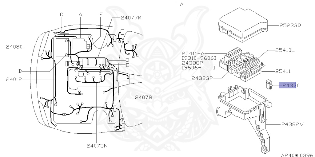 24370-89920 - Nissan - Connector Assembly, Fusible Link - Nengun