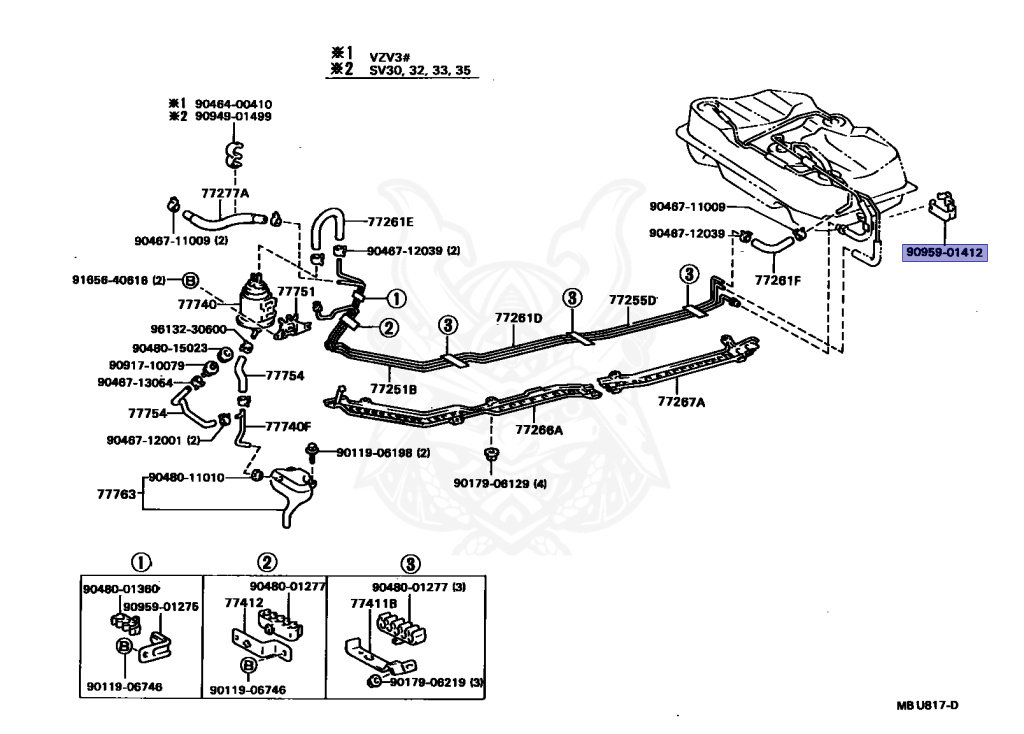 90959-01412 - Toyota - Clamp - Nengun Performance