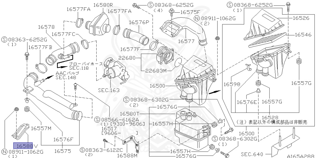 Nissan - Silvia - S14 - 1993 - QS - HARDTOP(K) - AUTOMATIC TRANSMISSION(AT) - TWO WHEELS STEERING(2WS) - SR20DE