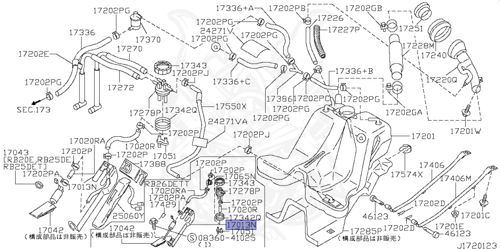 Nissan - Skyline GT-R - BCNR33 - 1998 - GTR/V - 2 door hard top (2K) - 4 WHEEL DRIVE(4WD) - MANUAL TRANS 5-SPEED(MT.F5) - HICAS - RB26DETT