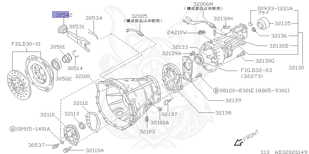 Nissan - Silvia - S13 - 1993 - K'S - HARDTOP(K) - MANUAL TRANSMISSION(MT) - TWO WHEELS STEERING(2WS) - SR20DT