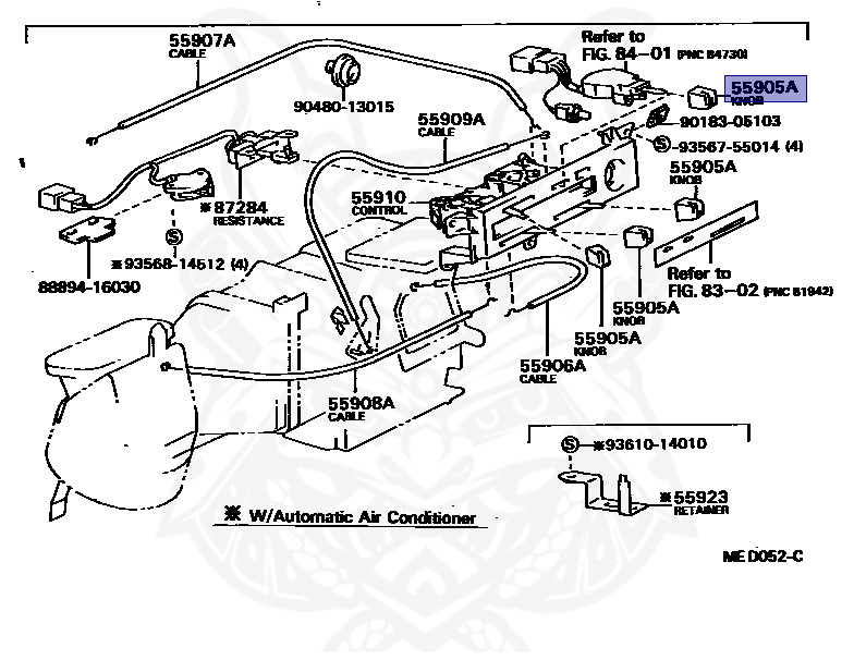 Toyota - Corolla - AE81 - 1983 - DX TYPE - 4-DOOR - Automatic - 3ALU