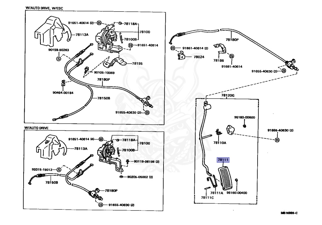 Toyota - Camry - SV25 - 1989 - VL TYPE - HARDTOP - Automatic - 3SFE