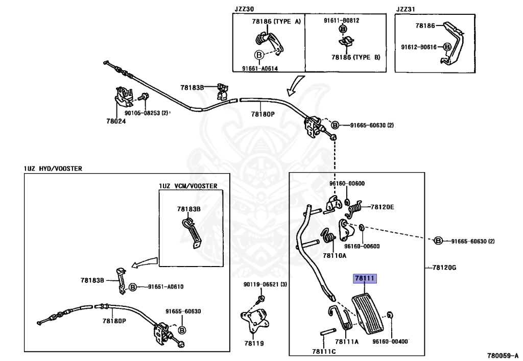 Toyota - Soarer 3.0GT - JZZ31 - 1996 - GT TYPE - Automatic - 2JZGE