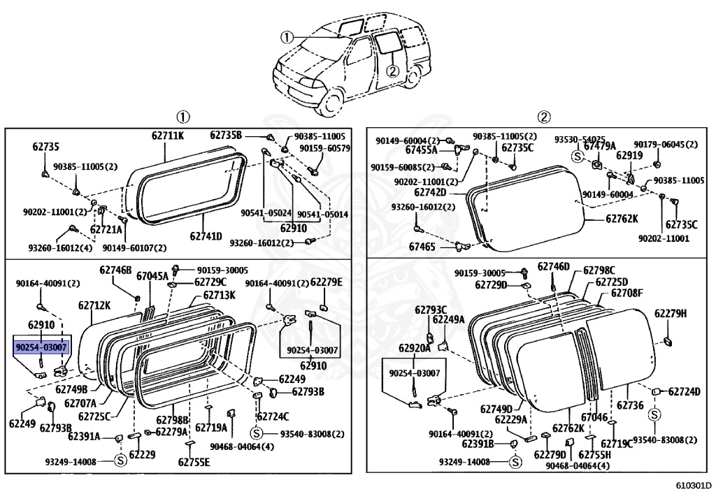 Toyota - Hiace - RCH41W - 1999 - V TYPE - 4-DOOR - Automatic - 3RZFE