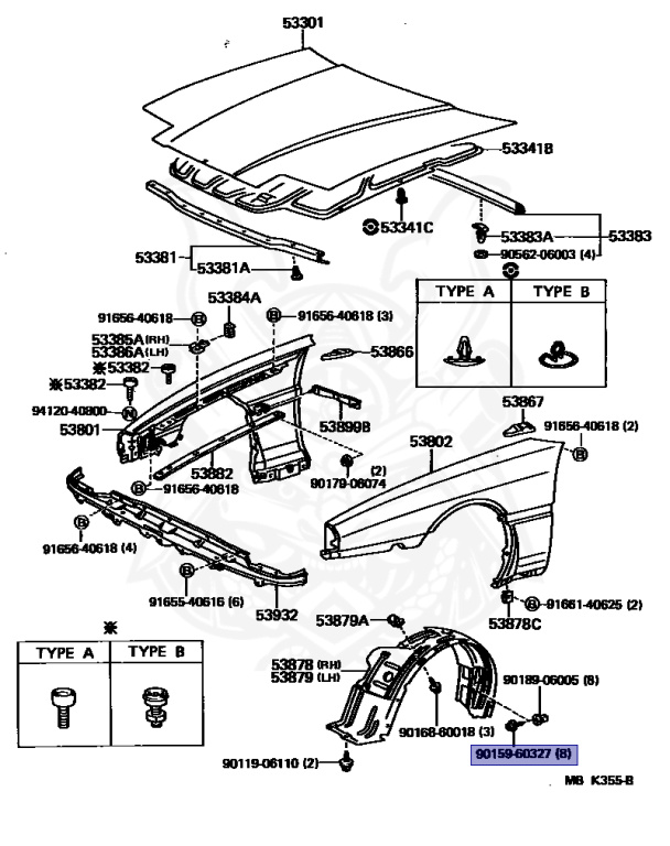 Toyota - Supra A70 MKIII - GA70 - 1986 - GT TURBO TYPE - LIFTBACK (AERO TOP) - Manual - 1GGTEU