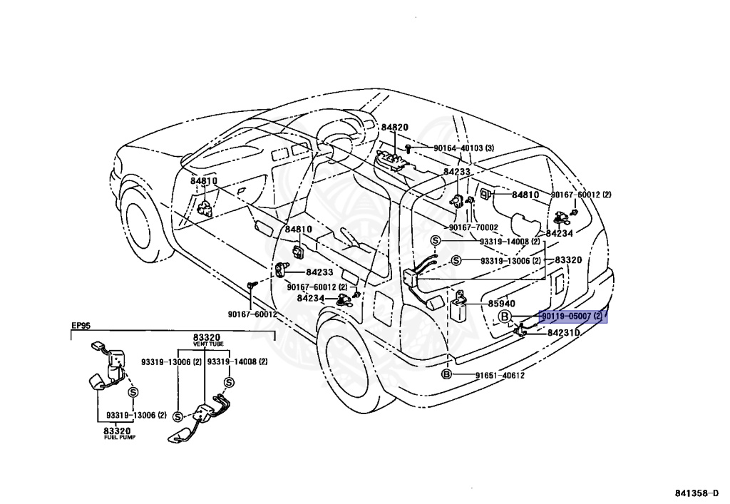 Toyota - Starlet - EP91 - 1996 - GLANZA S TYPE - 3-DOOR - Manual - 4EFE