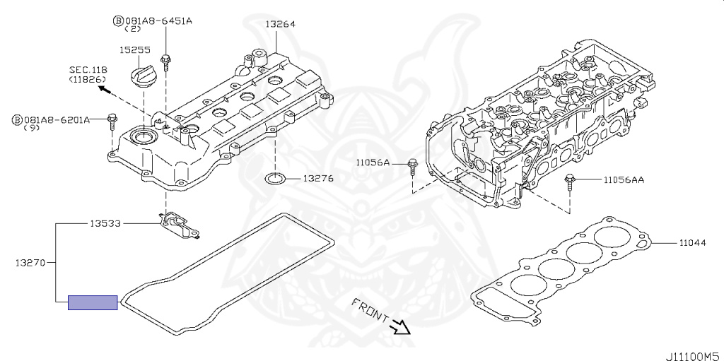 13270-AX000 - Nissan - Gasket, Rocker Cover - Nengun Performance