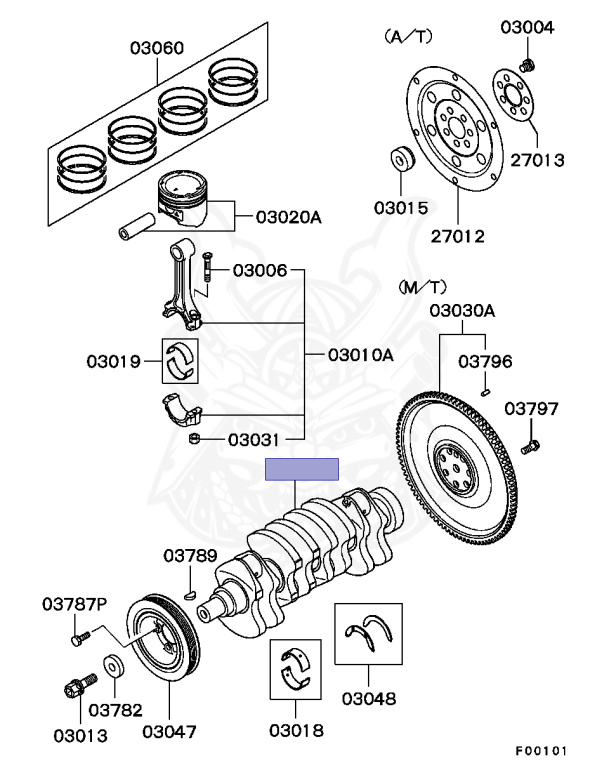 MD357543 - Mitsubishi - CRANKSHAFT - Nengun Performance