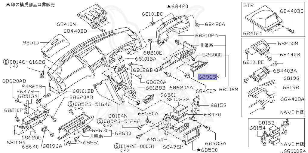 Nissan - Skyline GT-R - BNR34 - 2000 - GT-R V spec - 2-door hardtop (2K) - MANUAL MISSION 6-SPEED(MT.F6) - Hi-Cas 4-Link (HI.4WD) - RB26DETT