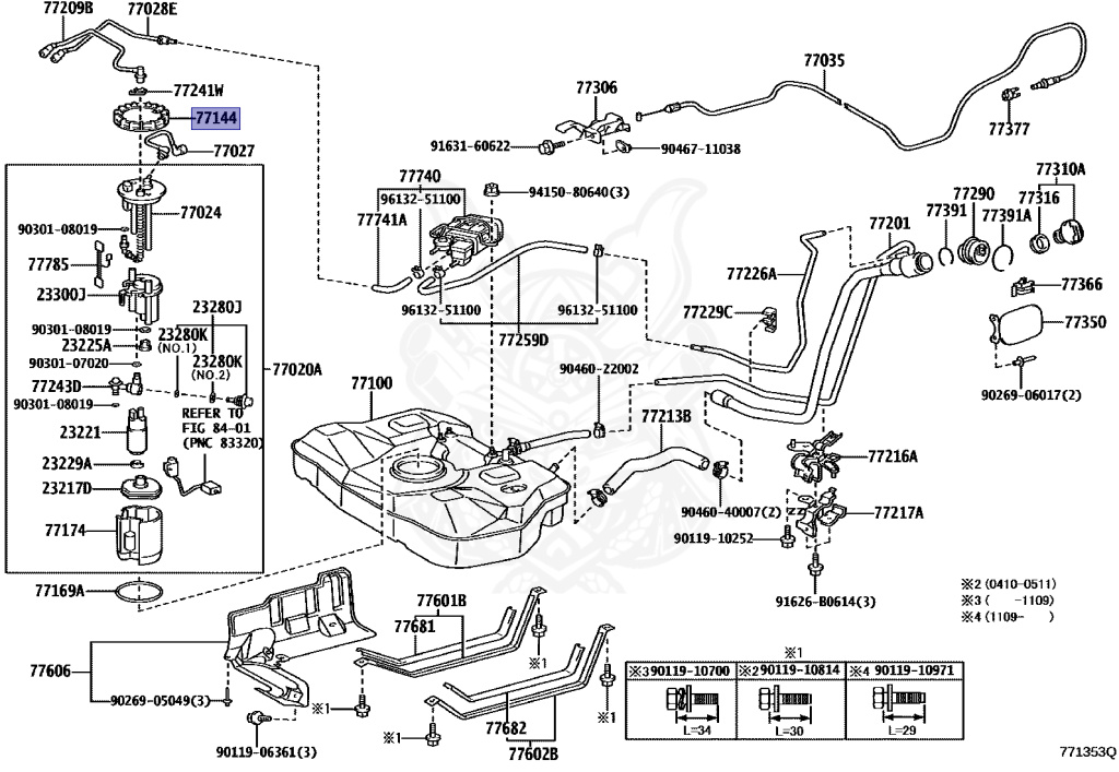 77144-47020 - Toyota - Retainer, Fuel Pump Gauge - Nengun Performance