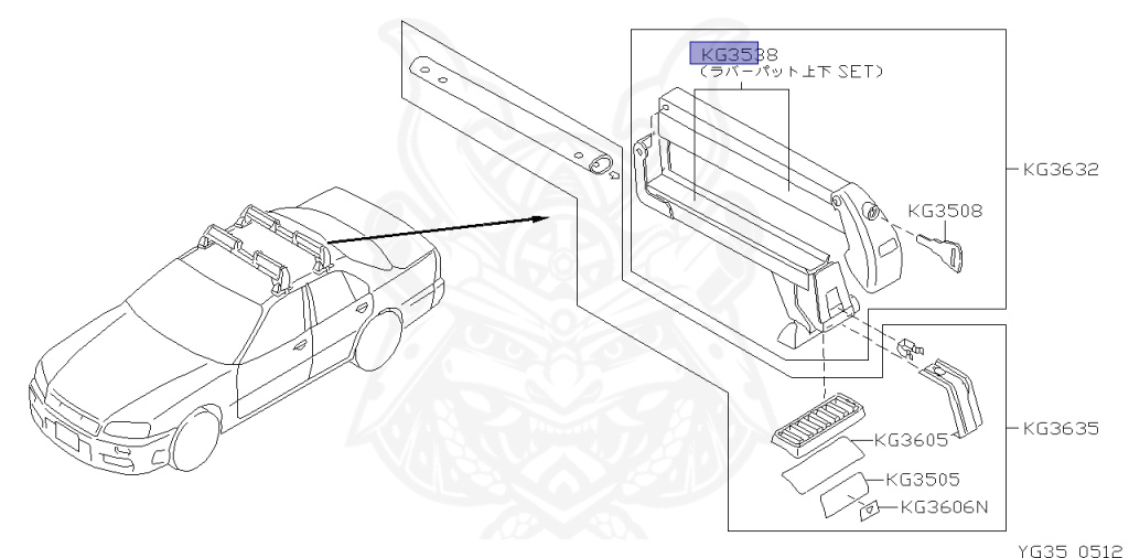 Nissan - Skyline - R34 25GT - ENR34 - 2000 - GT-V - 4 DOOR SEDAN(4S) - AUTOMATIC-FLOOR SHIFT(AT.F4) - Hi-Cas 2-Link (HI.2WD) - RB25DE
