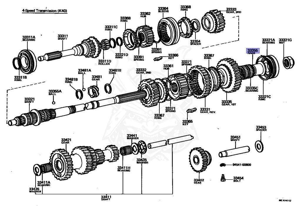 Toyota - Corolla - KE70 - 1981 - DX TYPE - 4-DOOR - Manual - 4KU