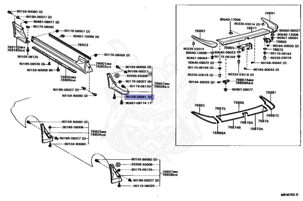 90109-06061 - Toyota - Bolt - Nengun Performance