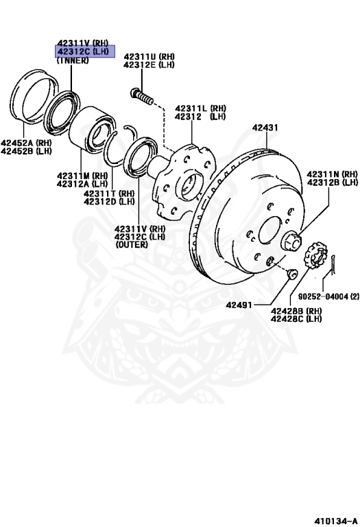 90311-63001 - Toyota - Oil Seal (for Rear Axle Shaft Lh) - Nengun