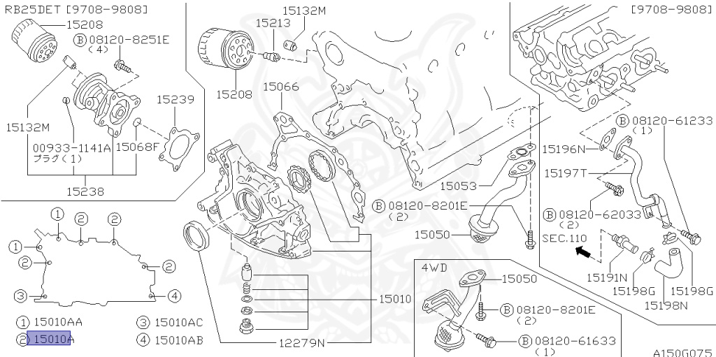 Nissan - Stagea - WC34 - 1997 - 25RS-FOUR - WAGON(W) - 4 WHEEL DRIVE(4WD) - AUTOMATIC TRANSMISSION(AT) - RB25DE