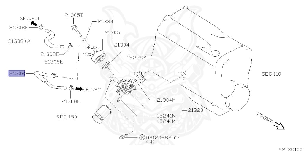 Nissan - Skyline - R34 25GTT - ER34 - 1998 - 25GT TURBO - 4 DOOR SEDAN(4S) - AUTOMATIC-FLOOR SHIFT(AT.F4) - Hi-Cas 2-Link (HI.2WD) - RB25DET