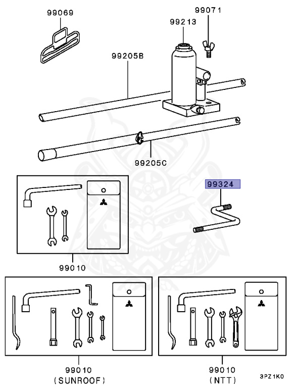 Mitsubishi - Delica Star Wagon - P24W - 1992 - SNPE1 - 4G64