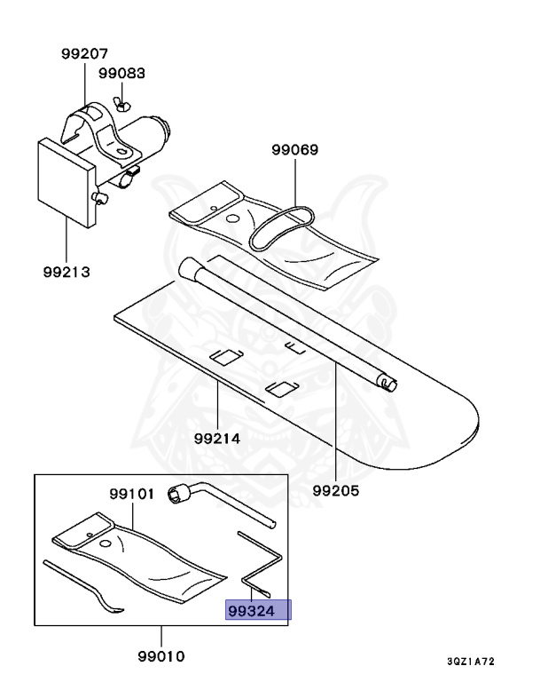 Mitsubishi - Challenger - K99W - 1996 - GYPC1 - 6G74