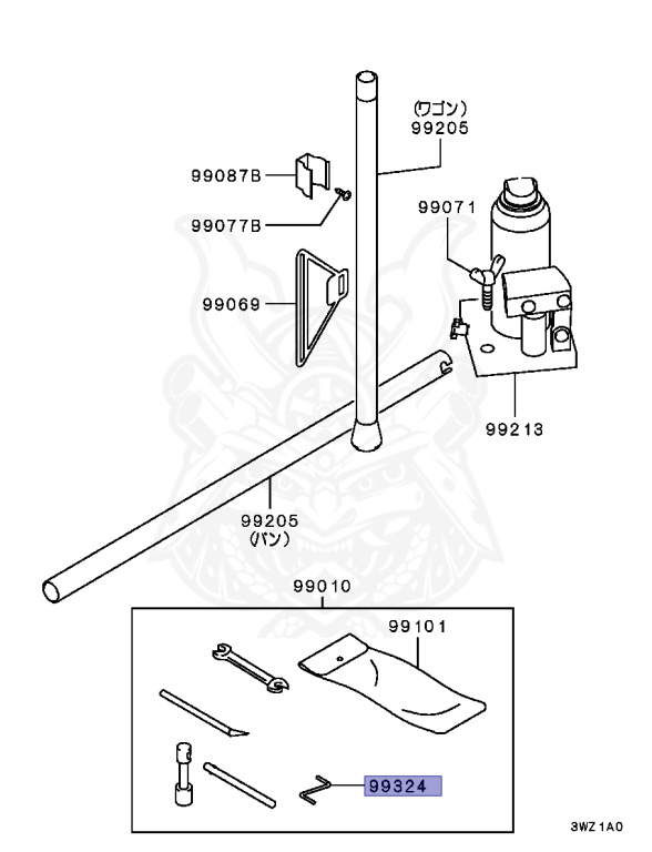 Mitsubishi - Delica - PD6W - 1994 - NSEUE5 - 6G72