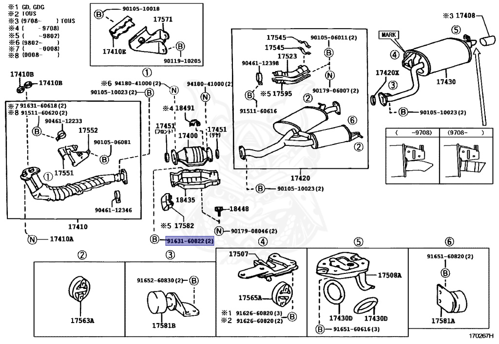 Toyota - Mark 2 - JZX100 - 1999 - GRANDE G TYPE - Automatic - 1JZGE
