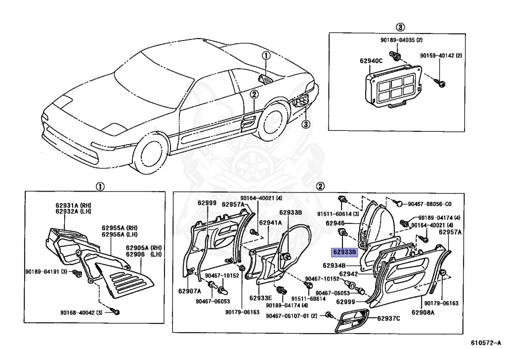 Toyota - MR2 - SW20 - 1994 - GG LIMITED TYPE - COUPE (STANDARD ROOF) - Manual - 3SGE
