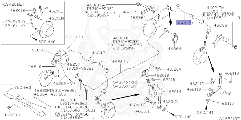 Nissan - Silvia - S14 - 1997 - QS - HARDTOP(K) - AUTOMATIC TRANSMISSION(AT) - FOUR WHEELS STEERING(4WS) - SR20DE