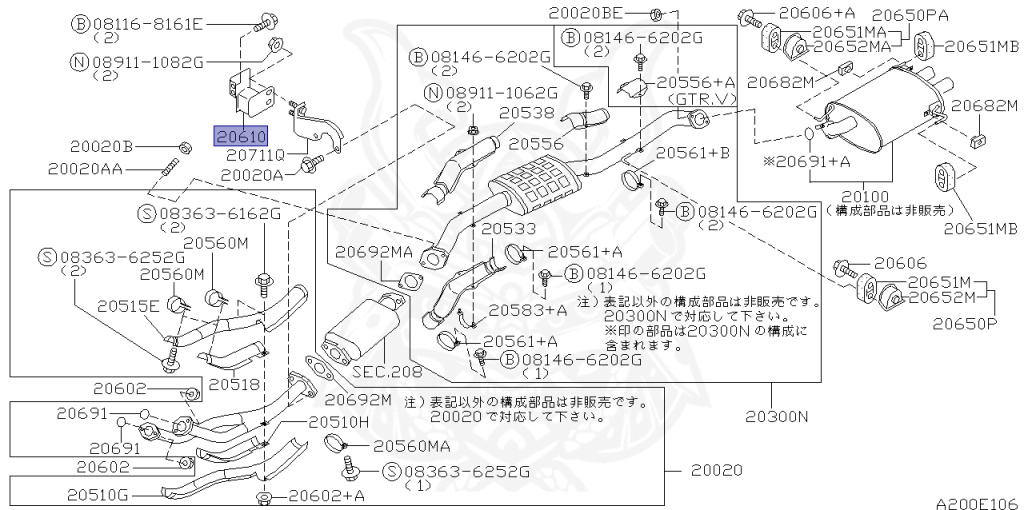 Nissan - Skyline GT-R - BNR34 - 1999 - GTR TYPE - 2-door hardtop (2K) - MANUAL MISSION 6-SPEED(MT.F6) - Hi-Cas 4-Link (HI.4WD) - RB26DETT
