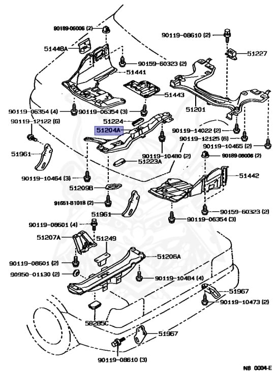 Toyota - Sprinter - AE91 - 1990 - Transmission type is not specified - 5AFHE