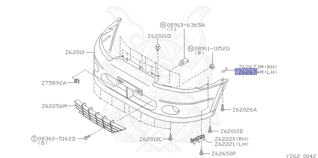 Nissan - Silvia - S15 - 2000 - SPEC R - HARDTOP(K) - AUTOMATIC-FLOOR SHIFT(AT.F4) - TWO WHEELS STEERING(2WS) - SR20DET